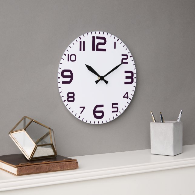 Elegant Roman Numerals Clock Face Design (Office)