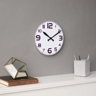 Elegant Roman Numerals Clock Face Design