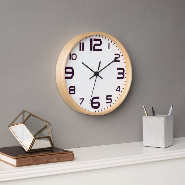 Elegant Roman Numerals Clock Face Design (Office)
