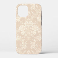 Elegant Romantic Chic Floral Damask-Cream
