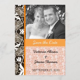 Elegant & Romantic Lovers Wedding Invitation Orang