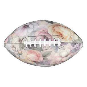 Elegant Rose Blossoms Football