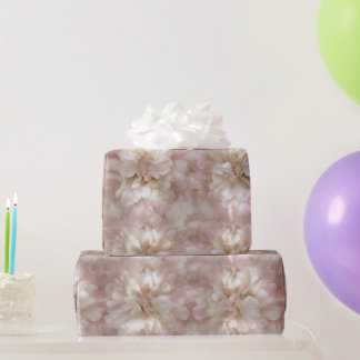 Elegant Rose Blush Silk Shine Abstract Pattern Wrapping Paper