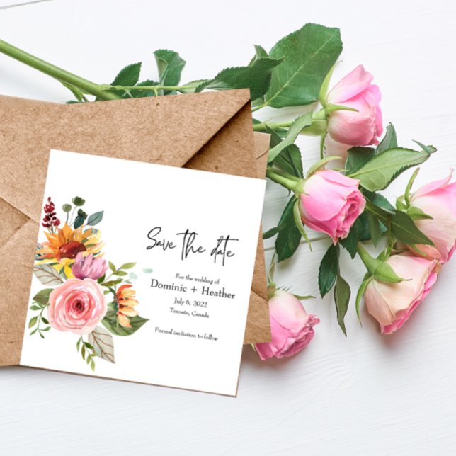 Elegant Rose Chic and Photo Wedding Invitation (Creator Uploaded)