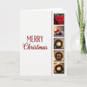 Elegant Rose Christmas Card