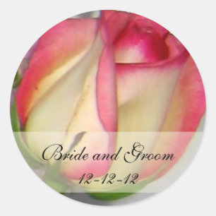 ELEGANT ROSE ENVELOPE SEAL STICKERS