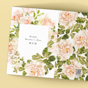 Elegant Rose Floral Romance Mother's Day Card