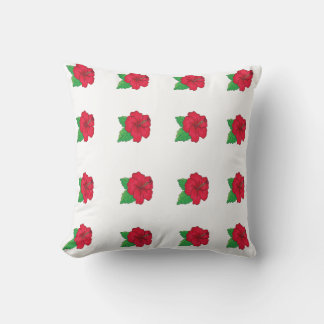 Elegant Rose Flower Pattern Pillow