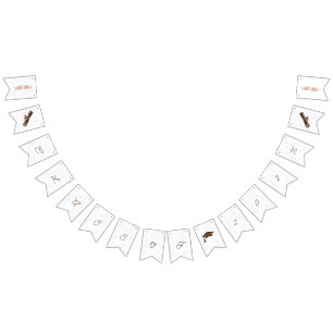 Elegant Rose Flowers Personalized Graduation Bunting