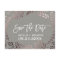 Elegant Rose Gold and Grey Wedding Save the Date
