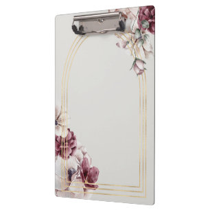 Elegant Rose Gold Arch Clipboard   Stylish 