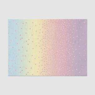 Elegant rose gold glitter confetti dots gradient tissue paper
