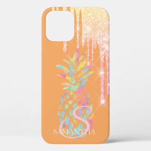 Glitter Pineapple iPhone Cases Covers Zazzle AU