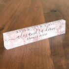 Elegant rose gold glitter marble makeup artist