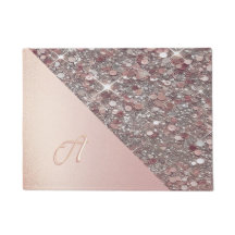 Elegant Rose Gold Monogram