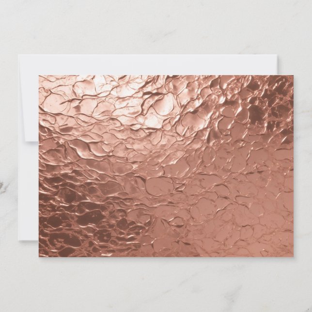 Elegant Rose Gold Template Blank (Back)