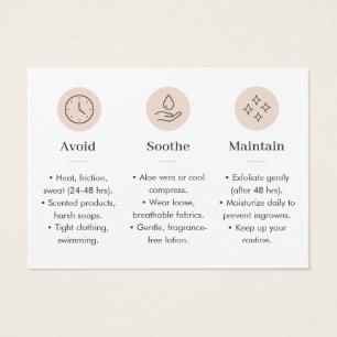 Elegant Rose Gold Waxing Aftercare Guide