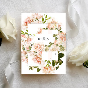 Elegant Rose Romance Wedding Invitation Belly Band