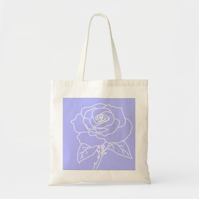 Elegant Rose Tote Bag (Front)