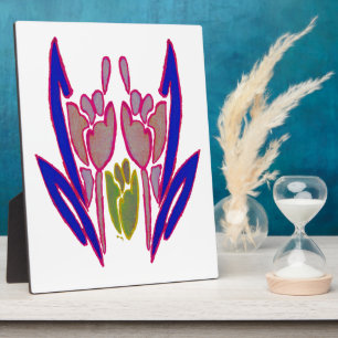 Elegant Rose Watercolor Art Print Plaque