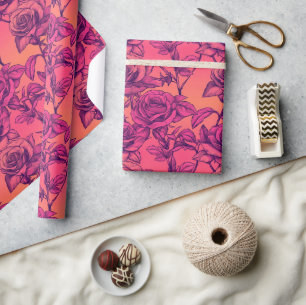 Elegant Rose Wrapping Paper