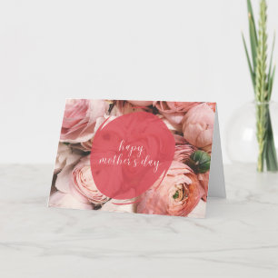 Elegant Roses Floral Mother's Day  Holiday Card