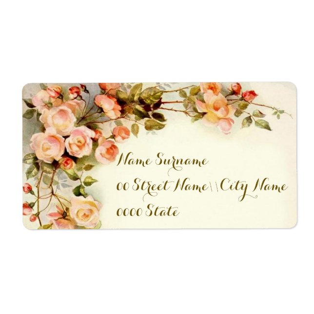 Elegant roses gift, wine ... (Front)