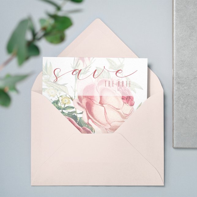 Elegant Roses Save the Date Template (Creator Uploaded)
