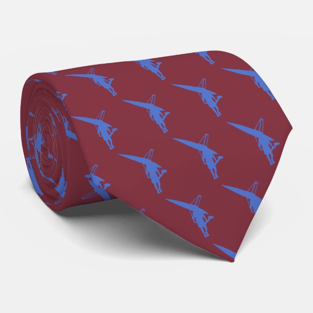 Elegant rowing single scull tie (Rolled)
