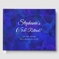 Elegant Royal Blue 65 and Retired Birthday Party