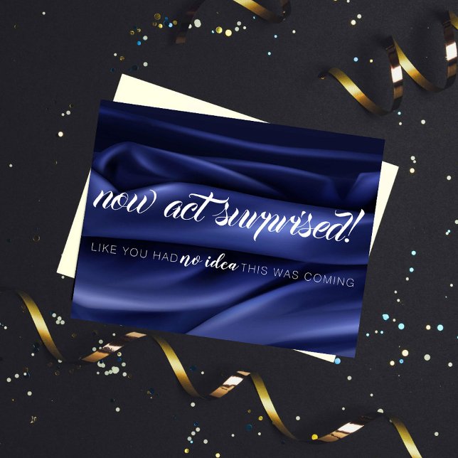 Elegant Royal Blue Bridesmaid Proposal Card (Creator Uploaded)