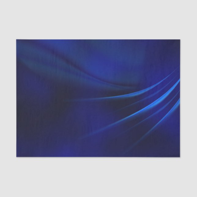 Elegant Royal Blue Material  Tissue Paper (Front)