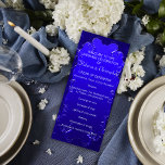 Elegant Royal Blue Wedding Program<br><div class="desc">A luxurious, elegant, custom wedding program in a gorgeous royal blue damask pattern, featuring vintage scrolls at the edging. This blue wedding program can be easily personalised with your own details. Please note it has been especially created to match a full wedding suite with the same design, including wedding invitation,...</div>