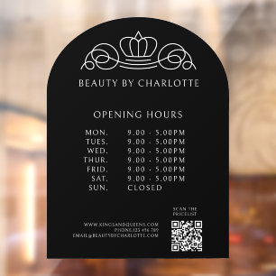 Elegant, Royal, Business, Opening Hours & QR Code