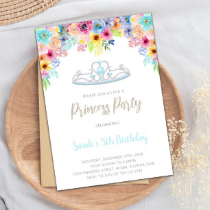 Elegant Royal Party for Girls Invitation