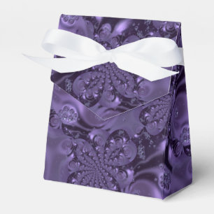 Elegant Royal Purple Liquid Sparkle Favour Box
