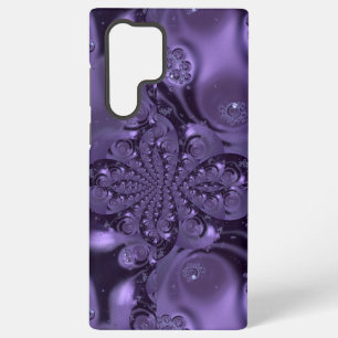 Elegant Royal Purple Liquid Sparkle Samsung Galaxy Case