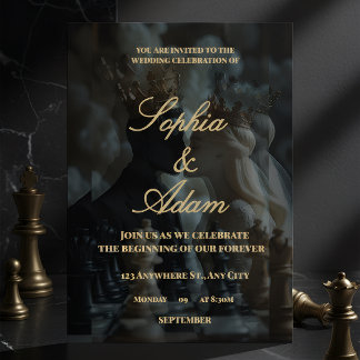 Elegant Royal Wedding Invitation