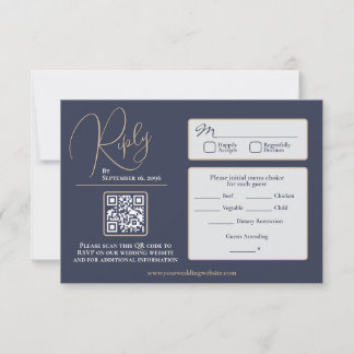 Elegant RSVP Card
