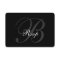 Elegant RSVP Card for Weddings Black Grey