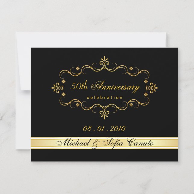 Elegant RSVP Reply Cards - Custom Request (Front)