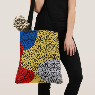Elegant Rustic Colourful Dots  Tote Bag