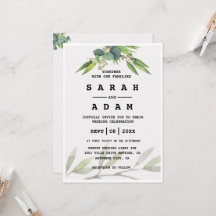 Elegant Rustic Eucalyptus Leaves Greenery Wedding