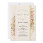 Elegant Rustic Fall Beige Wedding Rehearsal Dinner