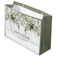 Elegant Rustic Greenery Foilage Names Wedding