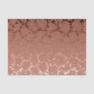 Elegant Rustic Light Terracotta Autumn Floral Tissue Paper