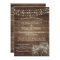Elegant Rustic Mason Jar Lights Wedding Card