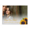 Elegant rustic sunflowers photo wedding save date