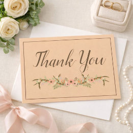 Elegant Rustic Thank You