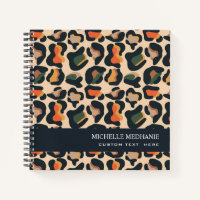Elegant Safari Animal Skin Leopard spot MONOGRAM